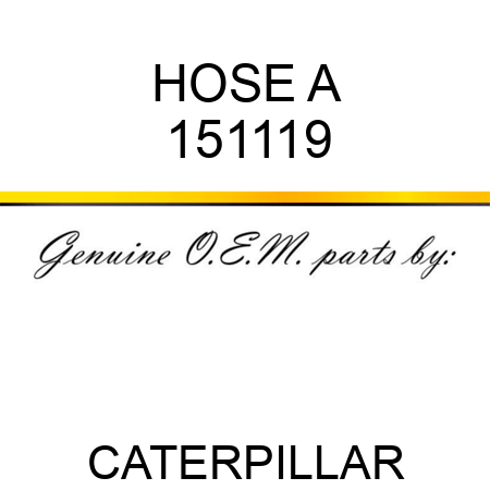HOSE A 151119