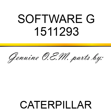 SOFTWARE G 1511293