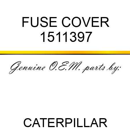 FUSE COVER 1511397