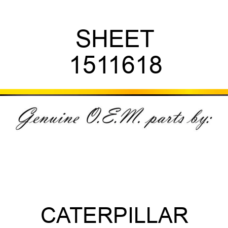 SHEET 1511618