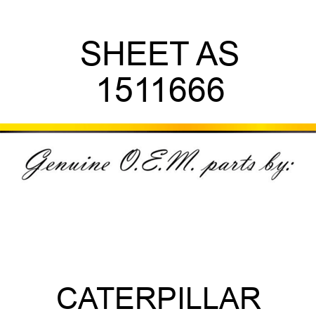 SHEET AS 1511666