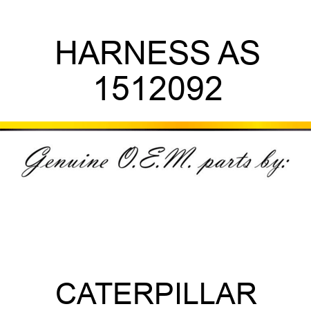 HARNESS AS 1512092