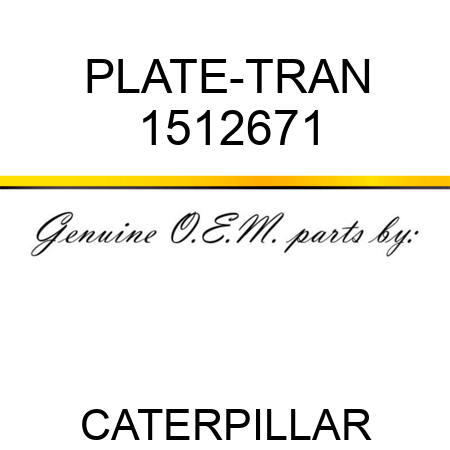 PLATE-TRAN 1512671