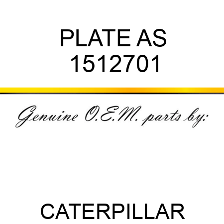 PLATE AS 1512701