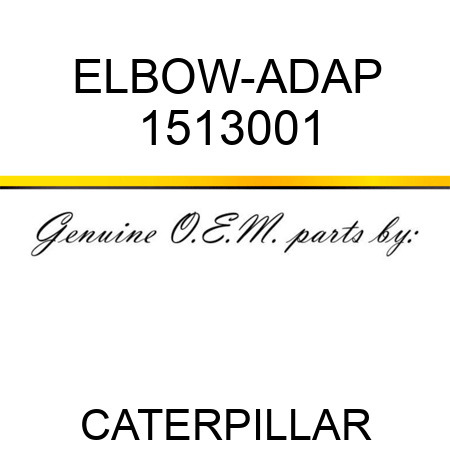 ELBOW-ADAP 1513001