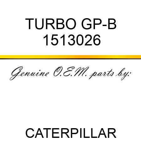 TURBO GP-B 1513026