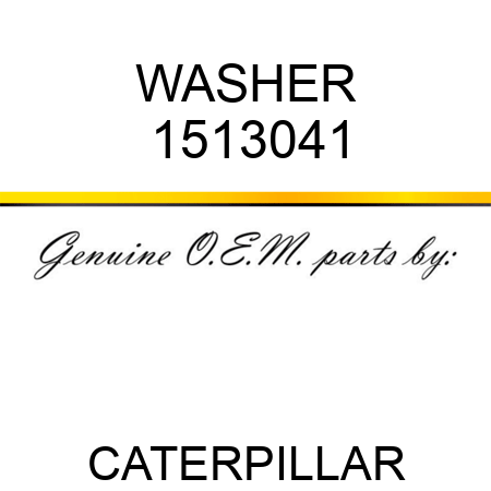 WASHER 1513041