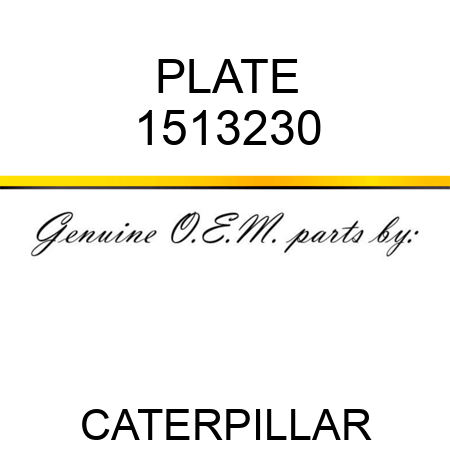 PLATE 1513230
