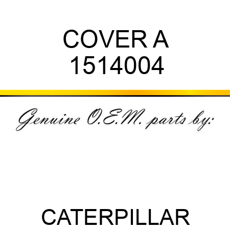 COVER A 1514004