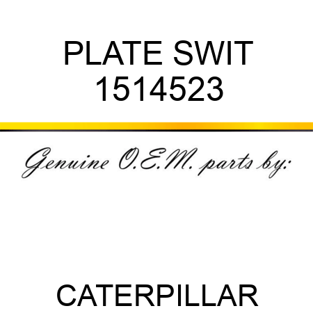 PLATE SWIT 1514523
