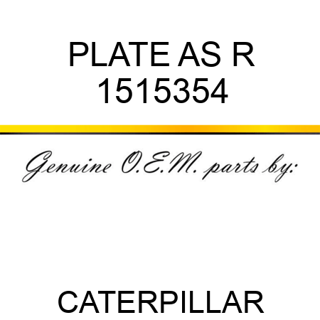 PLATE AS R 1515354