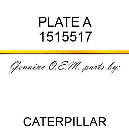 PLATE A 1515517