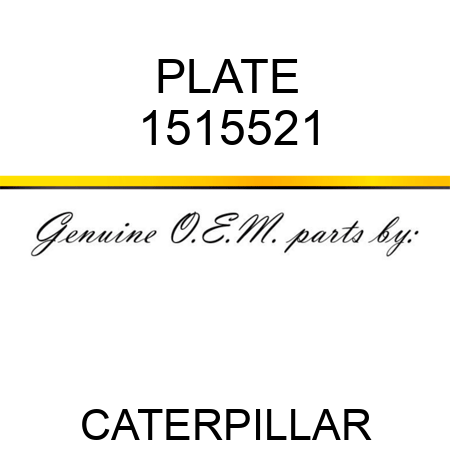 PLATE 1515521