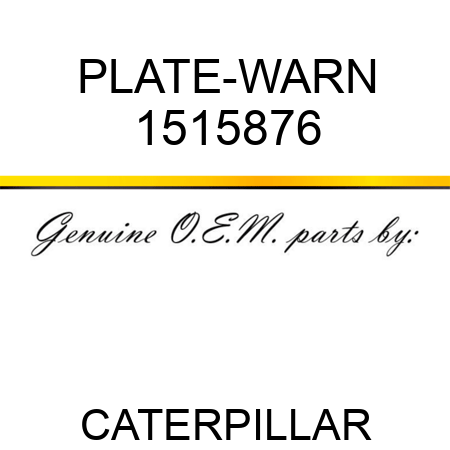 PLATE-WARN 1515876