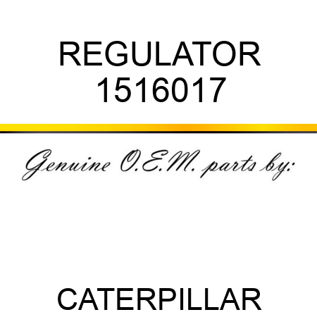 REGULATOR 1516017