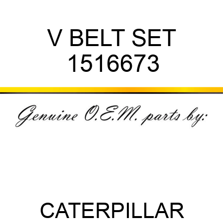 V BELT SET 1516673