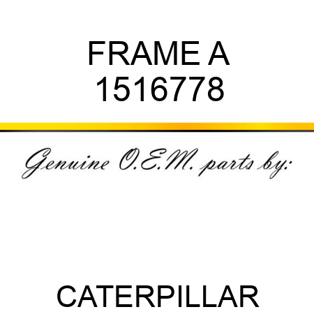 FRAME A 1516778