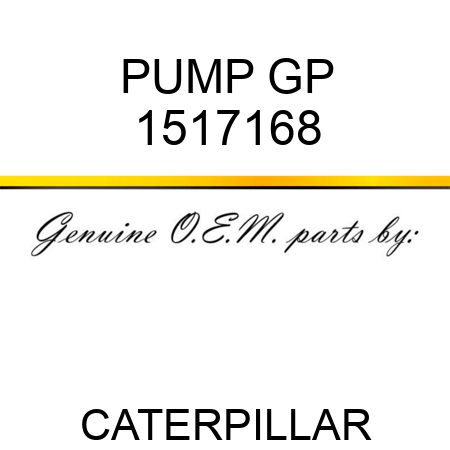 PUMP GP 1517168
