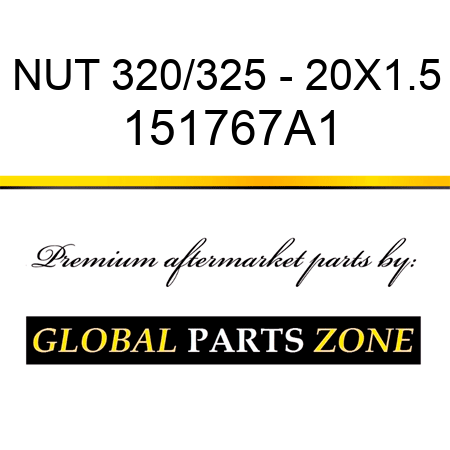 NUT 320/325 - 20X1.5 151767A1