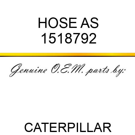 HOSE AS 1518792