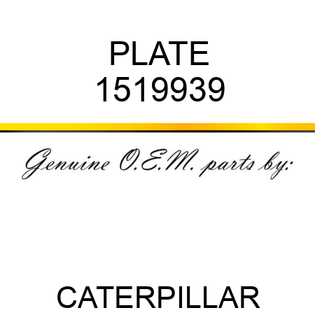 PLATE 1519939