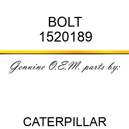 BOLT 1520189