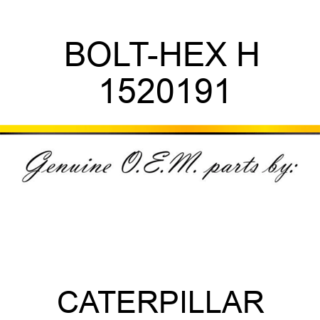 BOLT-HEX H 1520191