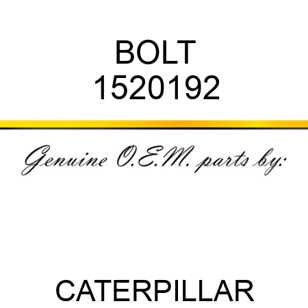 BOLT 1520192
