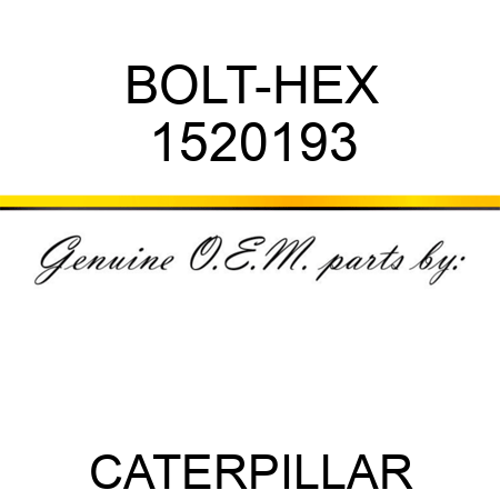 BOLT-HEX 1520193