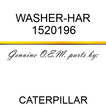 WASHER-HAR 1520196