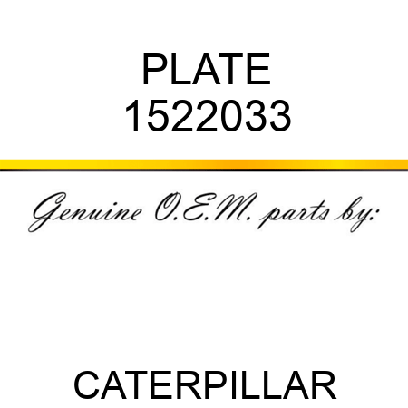 PLATE 1522033