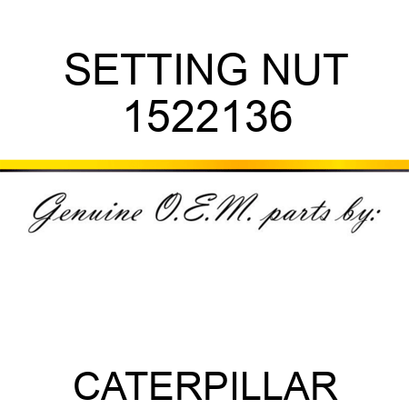 SETTING NUT 1522136