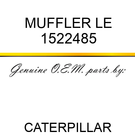 MUFFLER LE 1522485