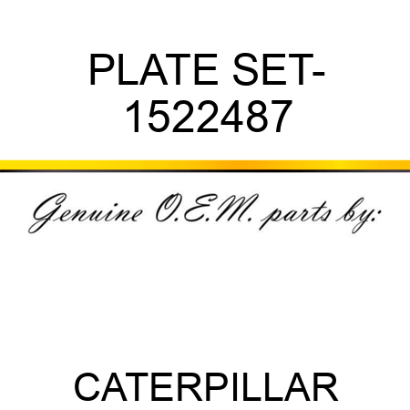 PLATE SET- 1522487