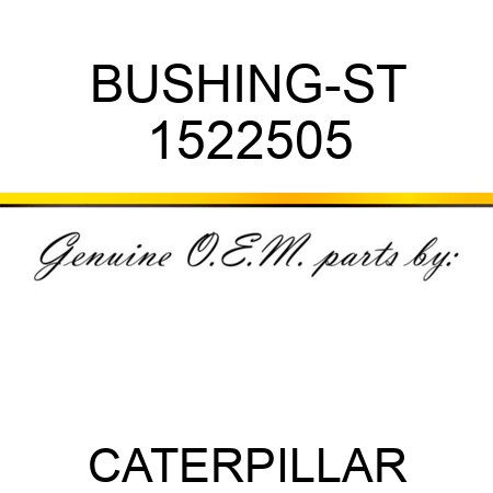 BUSHING-ST 1522505
