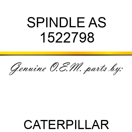 SPINDLE AS 1522798