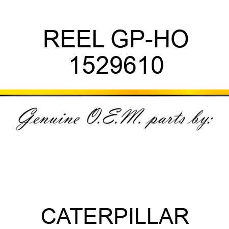 REEL GP-HO 1529610