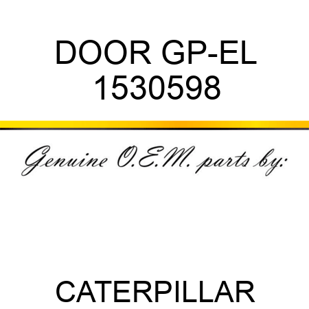 DOOR GP-EL 1530598