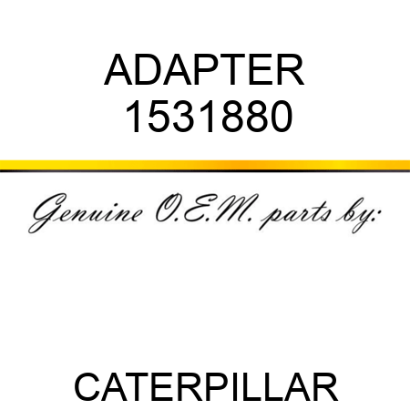 ADAPTER 1531880