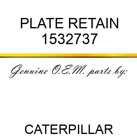 PLATE RETAIN 1532737