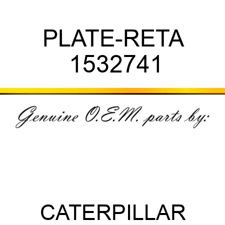 PLATE-RETA 1532741