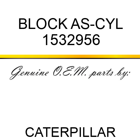 BLOCK AS-CYL 1532956