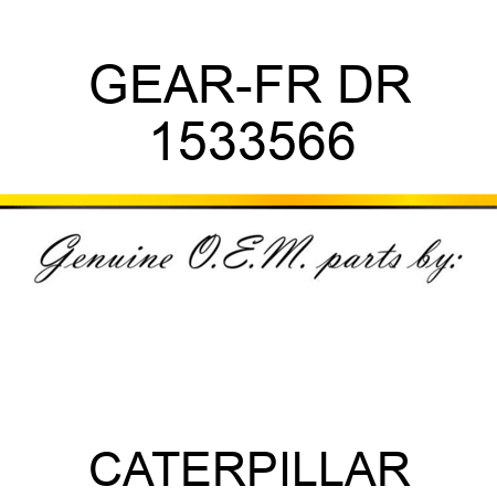 GEAR-FR DR 1533566