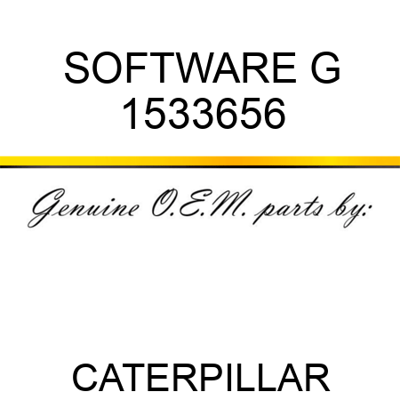 SOFTWARE G 1533656