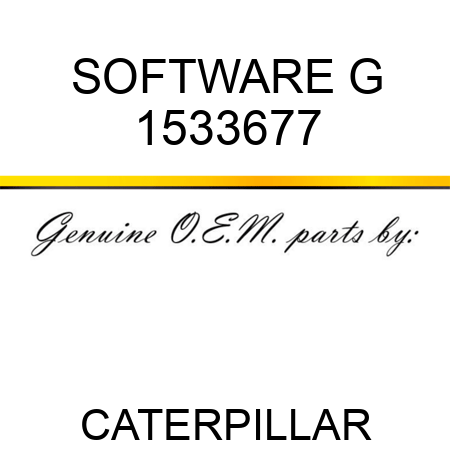 SOFTWARE G 1533677