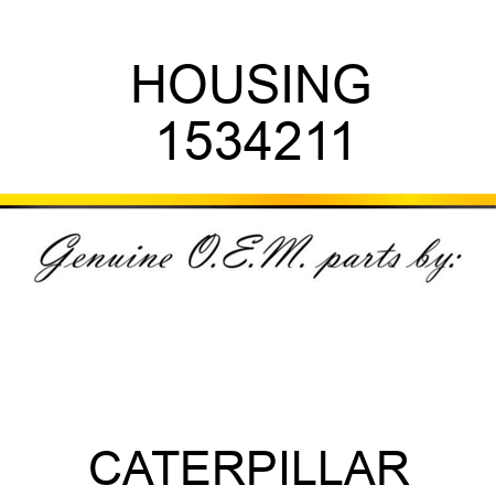 HOUSING 1534211