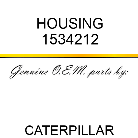 HOUSING 1534212
