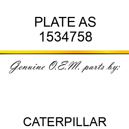 PLATE AS 1534758