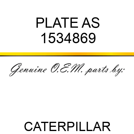 PLATE AS 1534869