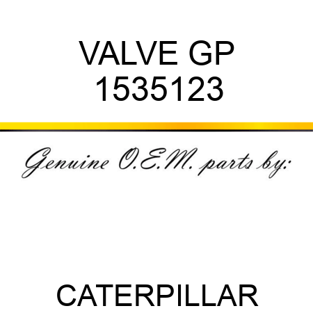 VALVE GP 1535123